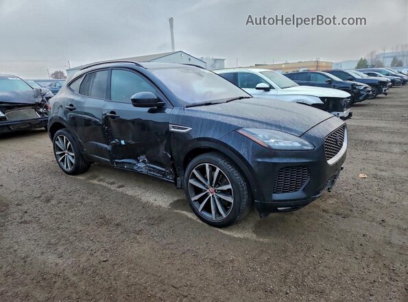 SADFM2GX9J1Z21176 2018 JAGUAR E-PACE Черный Передняя правая четверть