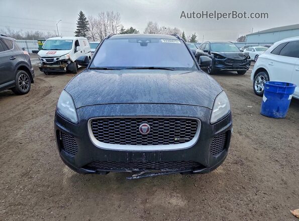 SADFM2GX9J1Z21176 2018 JAGUAR E-PACE Черный Вид спереди
