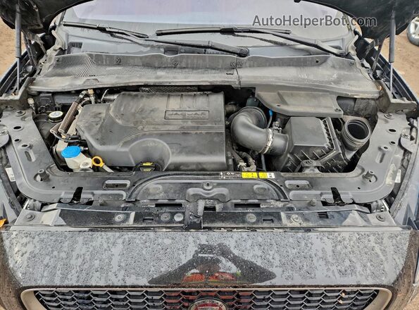 SADFM2GX9J1Z21176 2018 JAGUAR E-PACE Черный Вид подкапотного пространства
