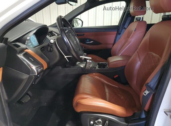 SADFP2FX4J1Z16489 2018 JAGUAR E-PACE White Vista interior delantera