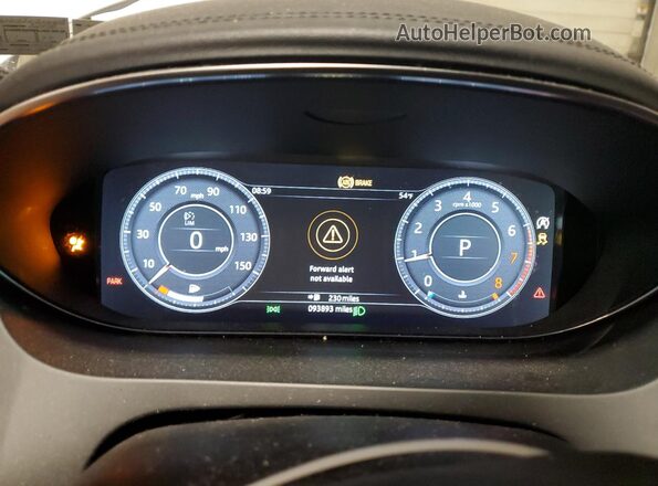 SADFP2FX4J1Z16489 2018 JAGUAR E-PACE White Vista del cuadro de instrumentos