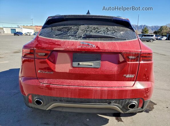 SADFP2FX4J1Z26570 2018 JAGUAR E-PACE Red Widok z tyłu