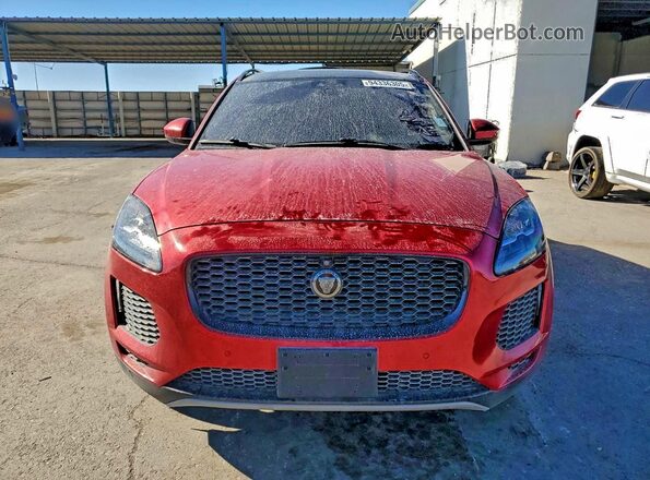 SADFP2FX4J1Z26570 2018 JAGUAR E-PACE Red Widok z przodu