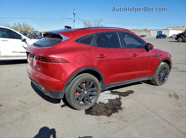 SADFP2FX4J1Z26570 2018 JAGUAR E-PACE Red Tył prawy