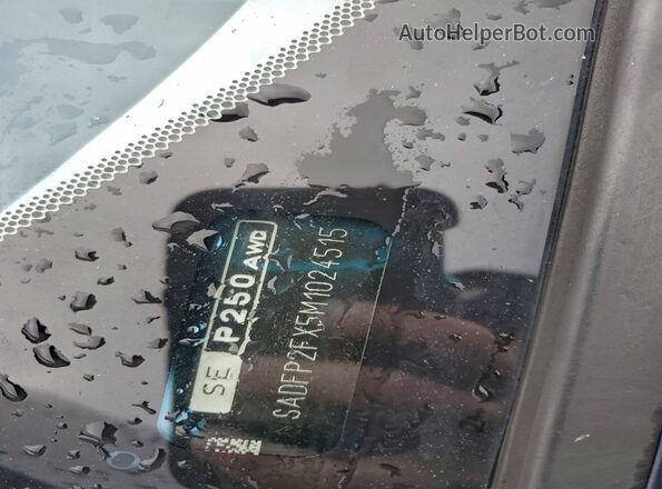 SADFP2FX5M1024515 2021 JAGUAR E-PACE Blue ძრავის განყოფილების ხედი