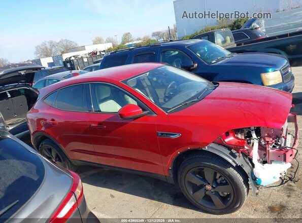 SADFP2FX8K1Z36214 2019 JAGUAR E-PACE Red Вид задньої частини салону