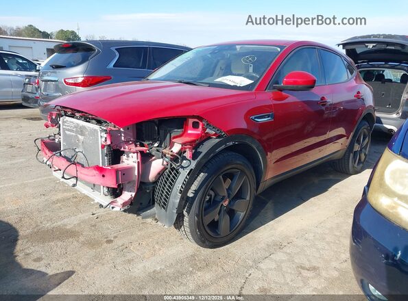 SADFP2FX8K1Z36214 2019 JAGUAR E-PACE Red Передня ліва чверть