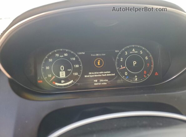 SADFP2FX8L1015306 2020 JAGUAR E-PACE White Սարքավորումների վահանակի տեսք