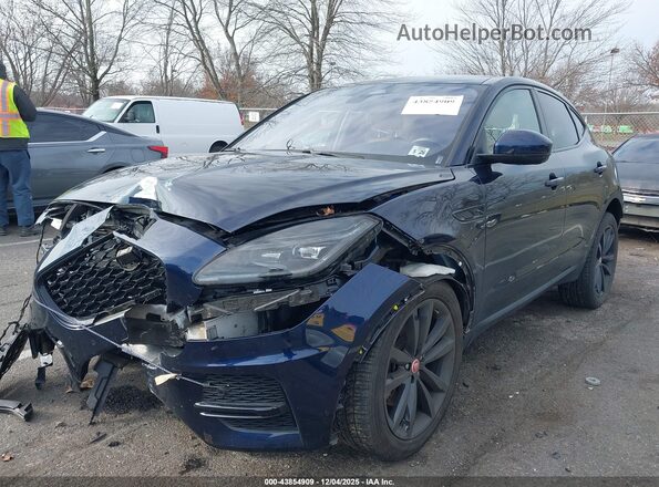 SADFP2FXXM1024249 2021 JAGUAR E-PACE Dark Blue წინა მარცხენა ხედი სამი მეოთხედიდან
