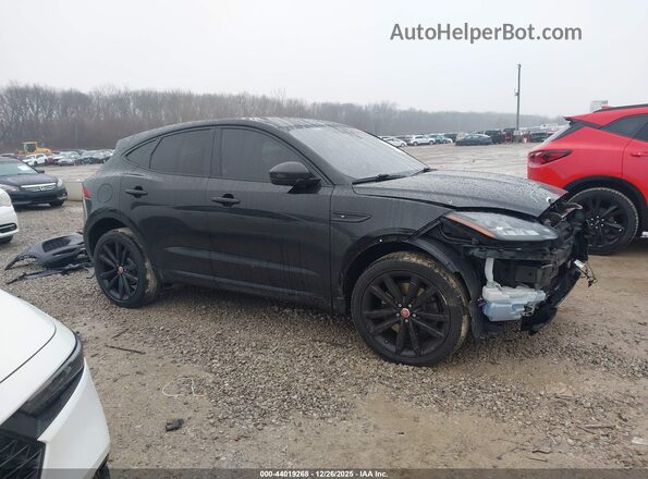 SADFT2GX0J1Z12675 2018 JAGUAR E-PACE Black Widok wnętrza 360 stopni