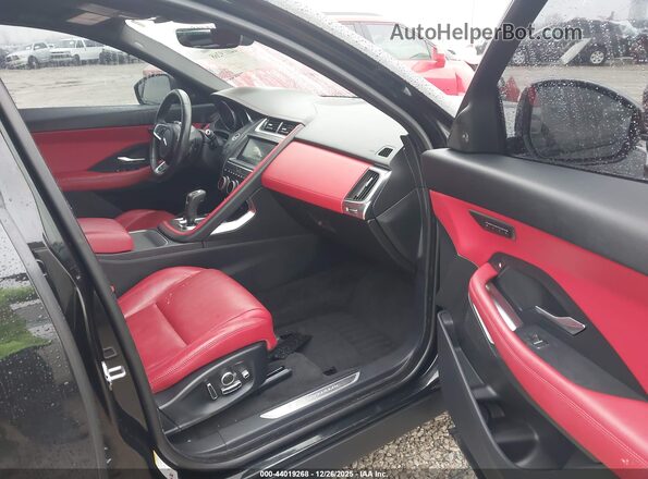 SADFT2GX0J1Z12675 2018 JAGUAR E-PACE Black Widok wnętrza z przodu