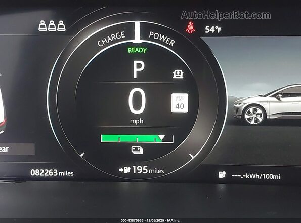 SADHD2S13K1F61550 2019 JAGUAR I-PACE Черный 