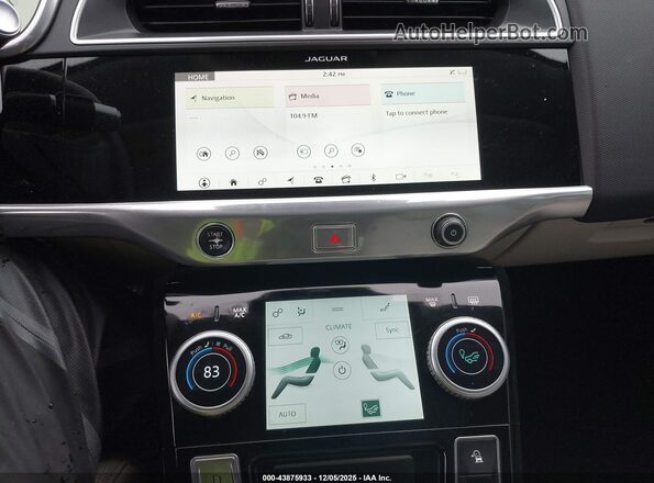 SADHD2S13K1F61550 2019 JAGUAR I-PACE Черный 