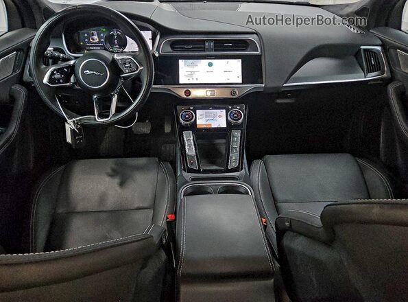 SADHM2S12R1632406 2024 JAGUAR I-PACE Blue Dashboard view