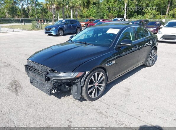SAJAE4FX6LCP56132 2020 JAGUAR XF Черный Передняя левая четверть