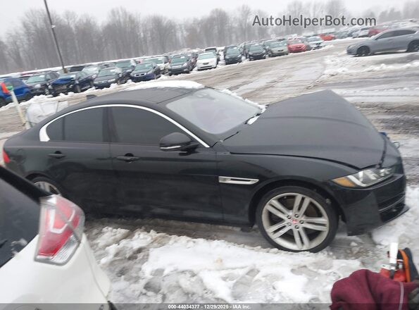 SAJAJ4EV5JCP21848 2018 JAGUAR XF Черный Вид задней части салона