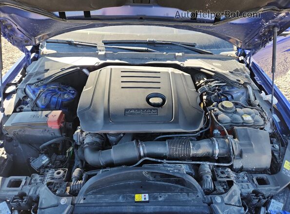 SAJAL4FN7JCP18555 2018 JAGUAR XF Blue 