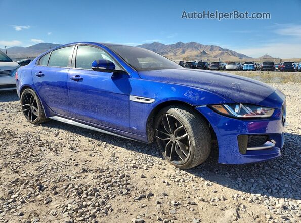 SAJAL4FN7JCP18555 2018 JAGUAR XF Blue 