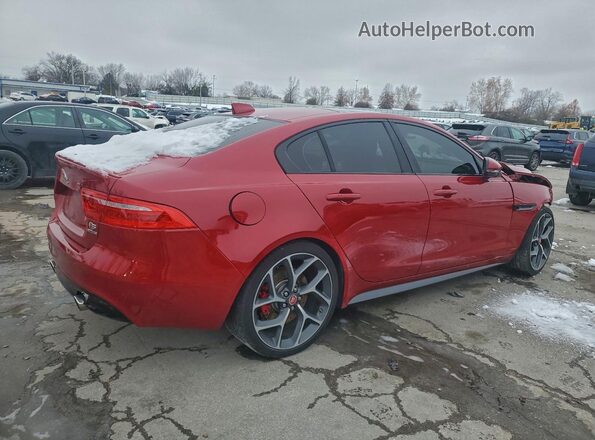 SAJAM4FV0JCP17597 2018 JAGUAR XF Red 