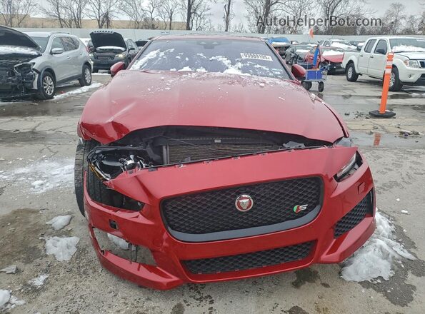 SAJAM4FV0JCP17597 2018 JAGUAR XF Red 