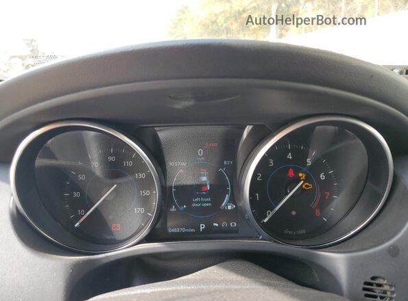 SAJAR4FX8KCP48018 2019 JAGUAR XF Black Սարքավորումների վահանակի տեսք