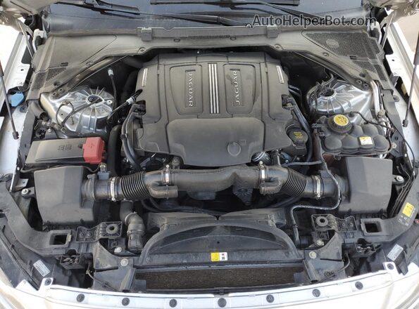 SAJBL4BV0GCY17219 2016 JAGUAR XF Silver Rear interior view