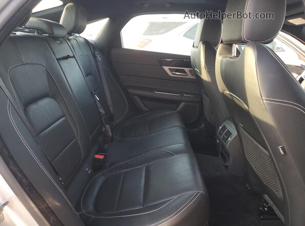 SAJBL4BV0GCY17219 2016 JAGUAR XF Silver Rear seats view