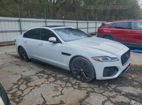 SAJBL4GX2MCY88847 2021 JAGUAR XF White Przód prawy