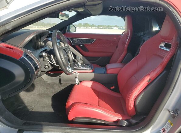 SAJD55FE0NCK77824 2022 JAGUAR F-TYPE Silver Vista interior delantera