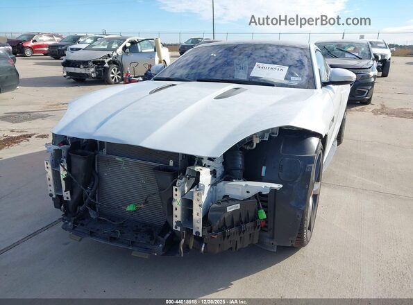 SAJDF1GV4JCK55209 2018 JAGUAR F-TYPE White Front view
