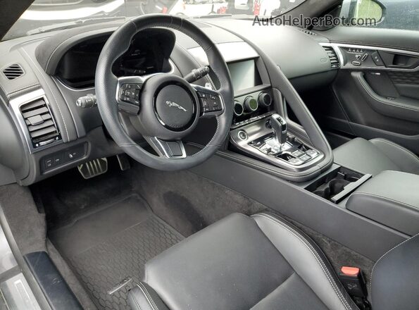 SAJDF5GX0MCK72375 2021 JAGUAR F-TYPE Gray წინა პანელის ხედი