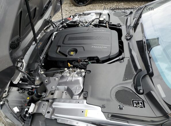 SAJDF5GX0MCK72375 2021 JAGUAR F-TYPE Gray უკანა სალონის ხედი
