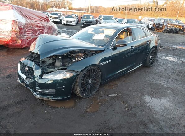 SAJWA1C70G8V98593 2016 JAGUAR XJ Green Առջևի ձախ երեք քառորդ տեսարան