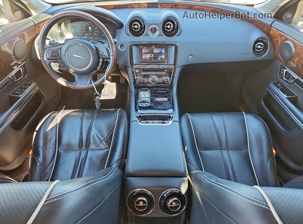 SAJWA1C7XG8V92168 2016 JAGUAR XJ Black Вид панелі приладів