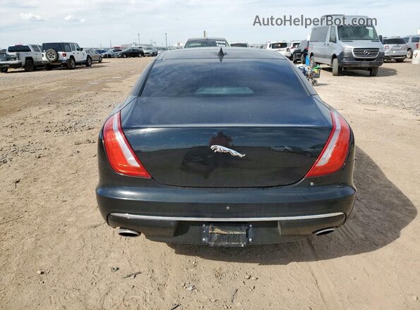 SAJWA2G79G8V99001 2016 JAGUAR XJL Black Вид ззаду