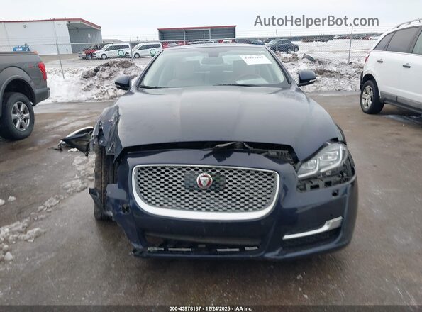 SAJWJ2GD0H8W03928 2017 JAGUAR XJ Blue Instrument cluster view