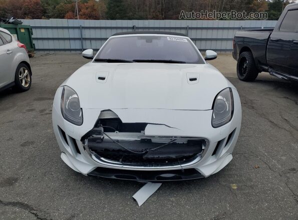 SAJWJ6FV3H8K40607 2017 JAGUAR F-TYPE White Вид спереду
