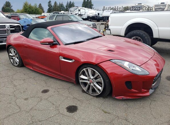 SAJWJ6FV8H8K41297 2017 JAGUAR F-TYPE Red Przód prawy