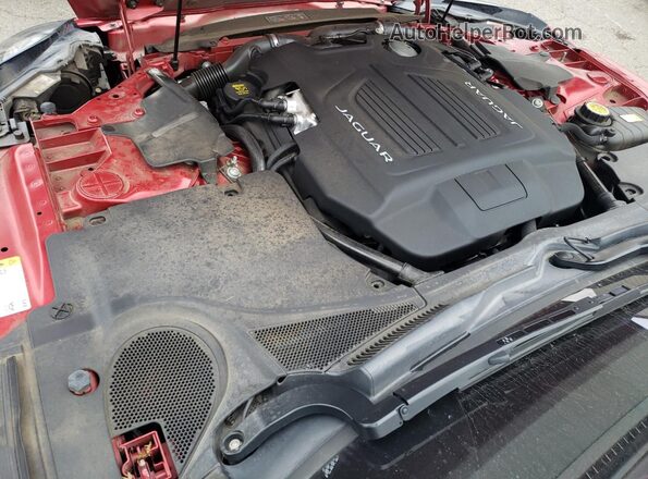 SAJWJ6FV8H8K41297 2017 JAGUAR F-TYPE Red Widok wnętrza z tyłu