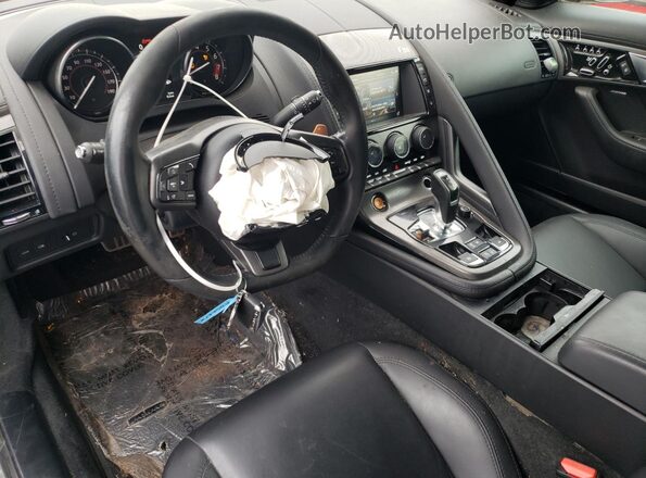 SAJWJ6FV8H8K41297 2017 JAGUAR F-TYPE Red Widok deski rozdzielczej