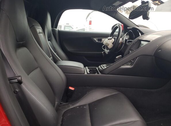 SAJWJ6FV8H8K41297 2017 JAGUAR F-TYPE Red Widok tylnych siedzeń