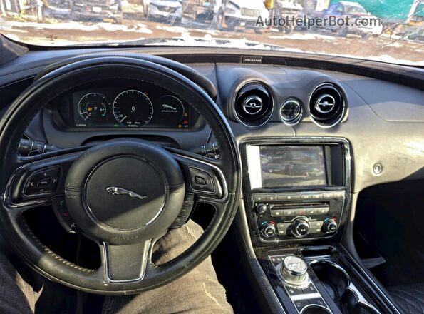 SAJXJ1GD4H8W12629 2017 JAGUAR XJ Black Rear seats view