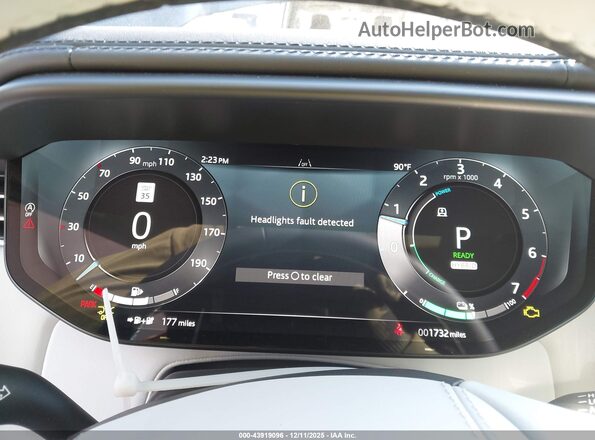 SAL119F45SA496872 2025 LAND ROVER RANGE ROVER SPORT Черный Вид задних сидений