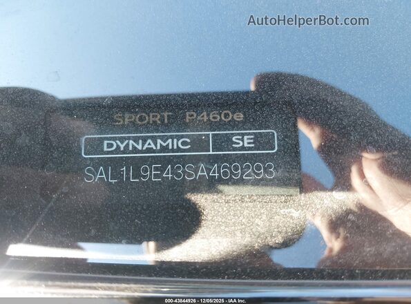 SAL1L9E43SA469293 2025 LAND ROVER RANGE ROVER SPORT Белый Вид подкапотного пространства