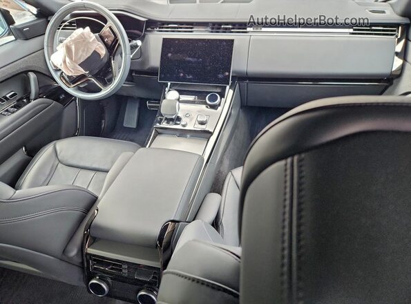 SAL1L9FU7PA137167 2023 LAND ROVER RANGE Черный Вид панели приборов