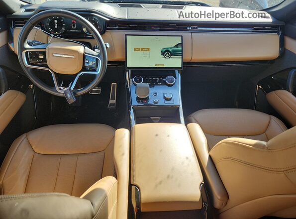 SAL1P9EU2PA135994 2023 LAND ROVER RANGE Black Dashboard view