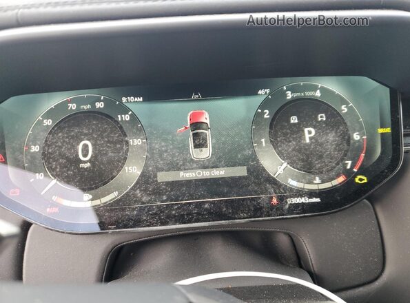SAL1P9EU5RA403097 2024 LAND ROVER RANGE Gray Widok zestawu wskaźników