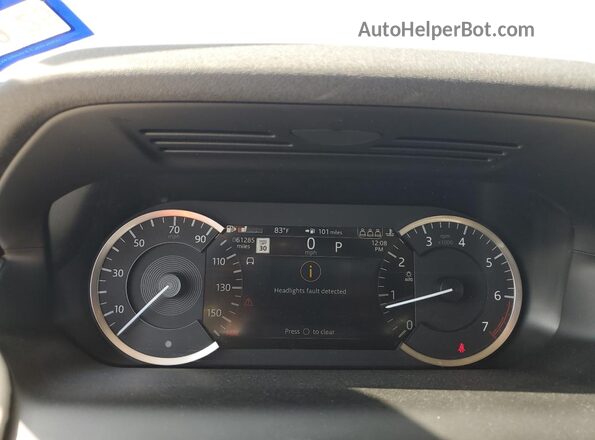 SALCJ2FX5MH884303 2021 LAND ROVER DISCOVERY Black Вид щитка приладів