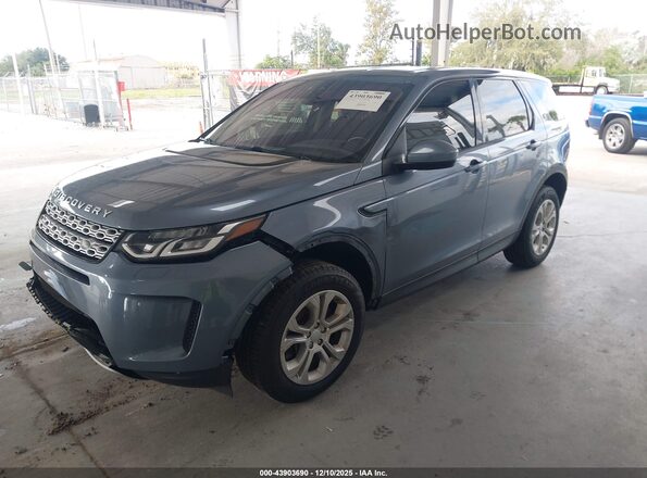 SALCK2FX4LH856939 2020 LAND ROVER DISCOVERY SPORT Light Blue Передня ліва чверть