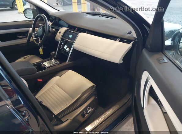 SALCL2FX9MH884296 2021 LAND ROVER DISCOVERY SPORT Blue Widok wnętrza z przodu